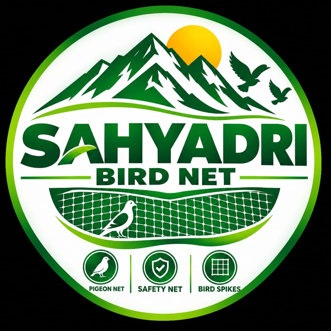 SAHYADRI BIRD NET logo